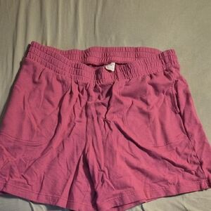 Terra & Sky High Waist Magenta Shorts